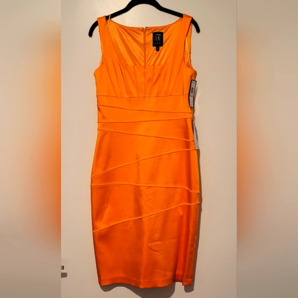 JAX Cocktail Dress - Orange